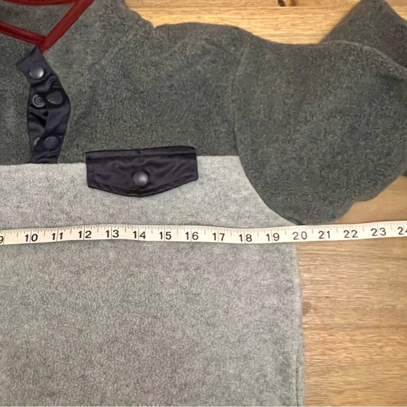 7 FOR ALL MANKIND Boys Color Sz XL Polar Fleece Jacket Funnel neck Snap Button - Picture 9 of 10